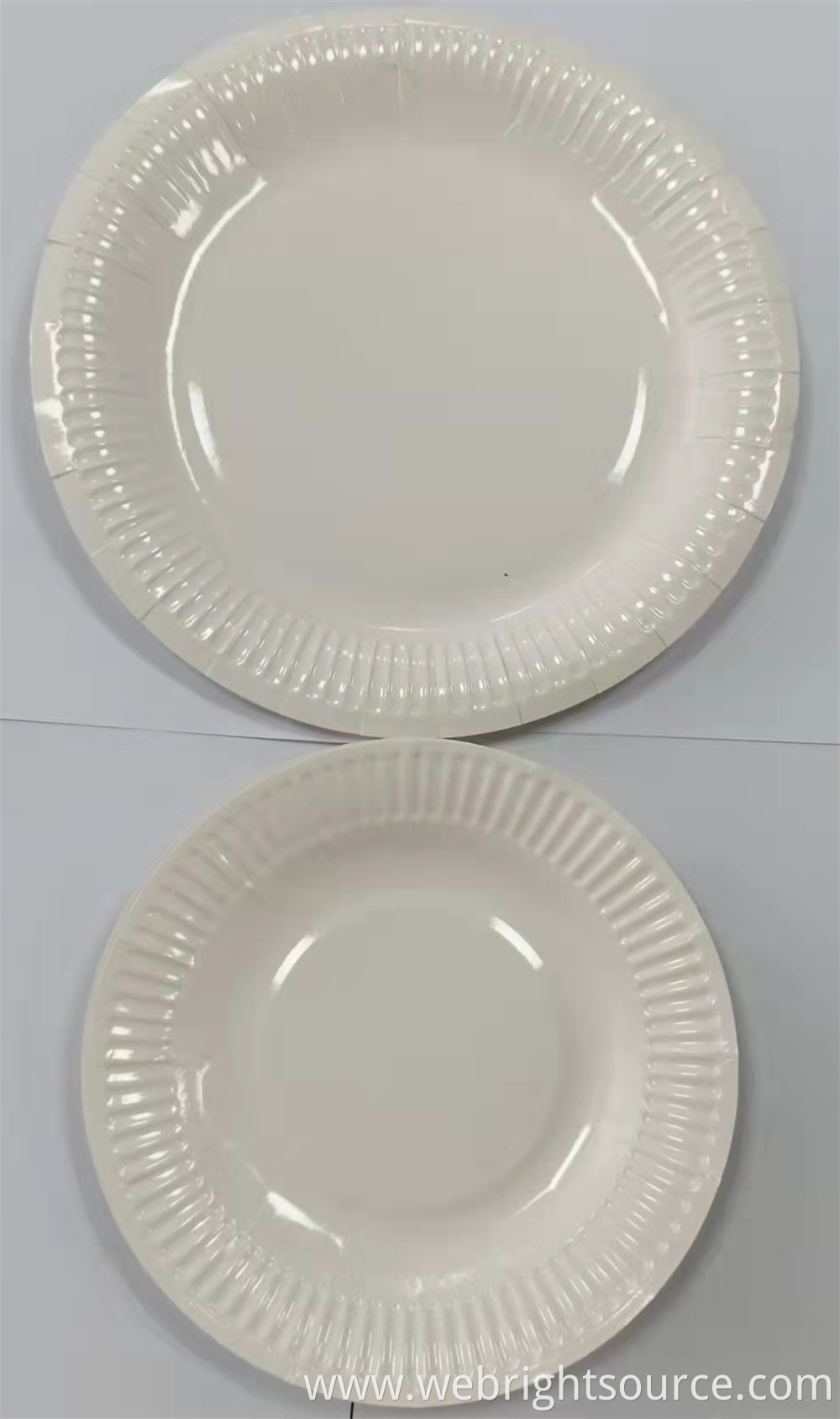 Disposable paper plate